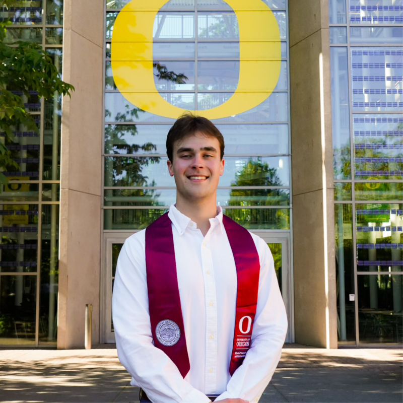 Pierce Shelby at the University of Oregon